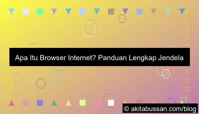 ilustrasi apa itu browser internet