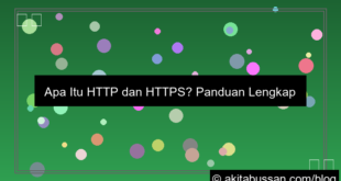 visual apa itu http dan https