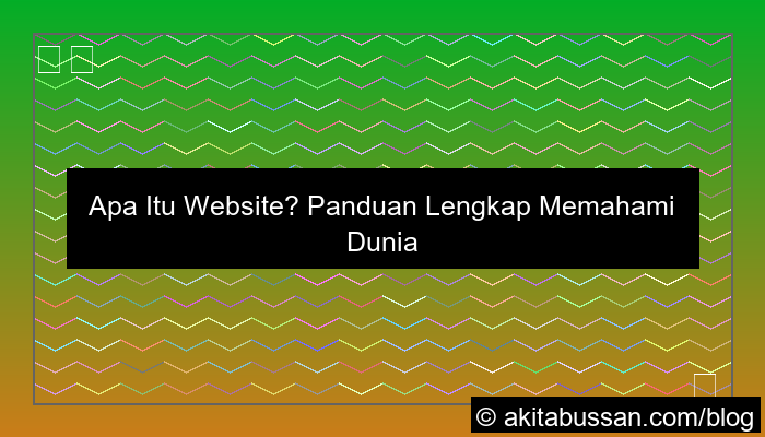 apa itu website