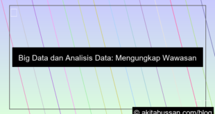 ilustrasi big data dan analisis data