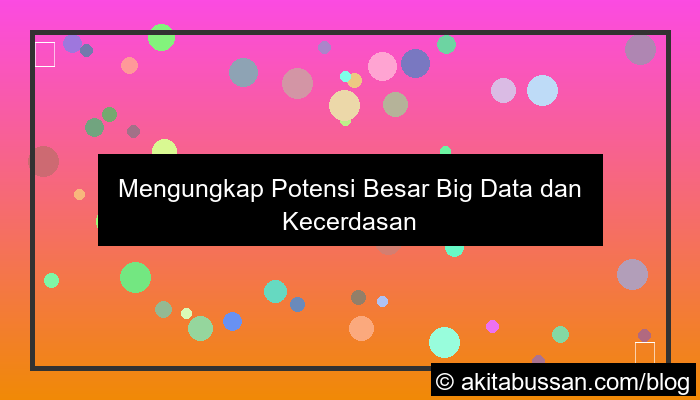 big data dan kecerdasan buatan