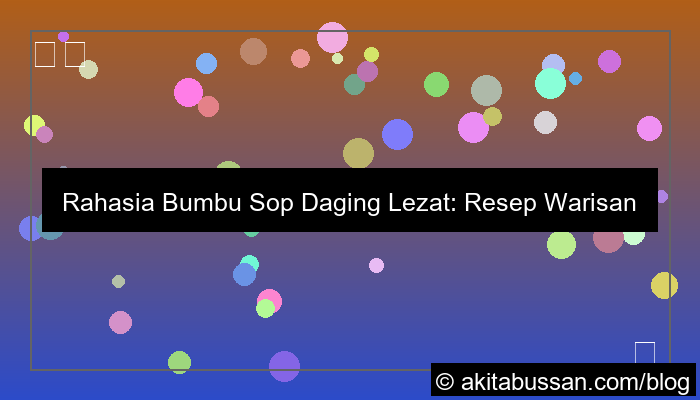 grafik bumbu sop daging