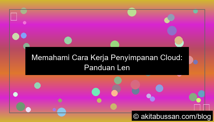 cara kerja penyimpanan cloud