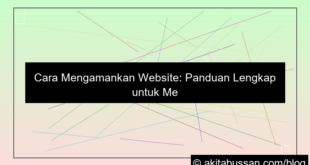 cara mengamankan website