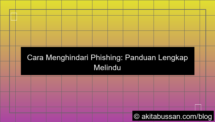 gambar cara menghindari phishing
