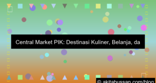desain central market pik