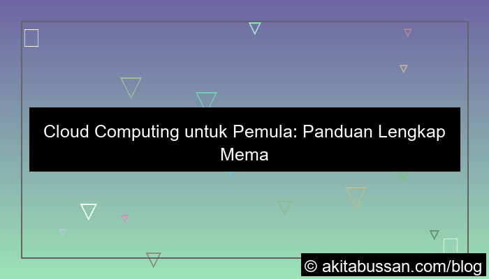 cloud computing untuk pemula