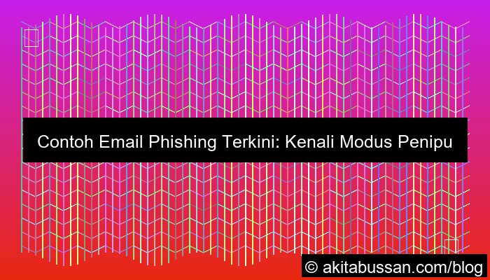 desain contoh phishing email