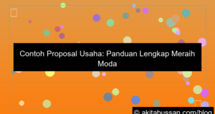 grafik contoh proposal usaha