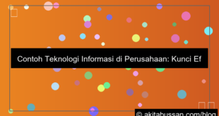 contoh teknologi informasi di perusahaan