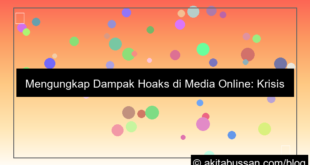 dampak hoaks di media online