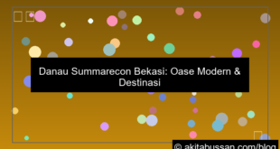 gambar danau summarecon bekasi