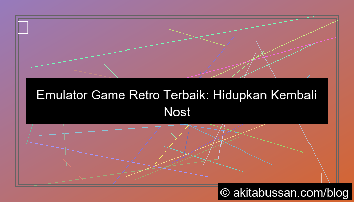 gambar emulator game retro terbaik