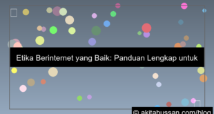 etika berinternet yang baik