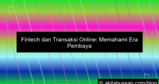 visual fintech dan transaksi online