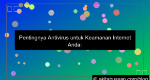 ilustrasi fungsi antivirus untuk internet