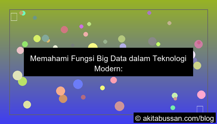 fungsi big data dalam teknologi
