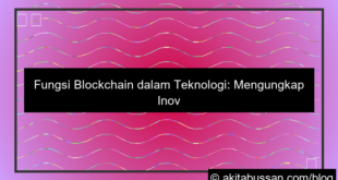 fungsi blockchain dalam teknologi