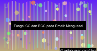 fungsi cc dan bcc pada email