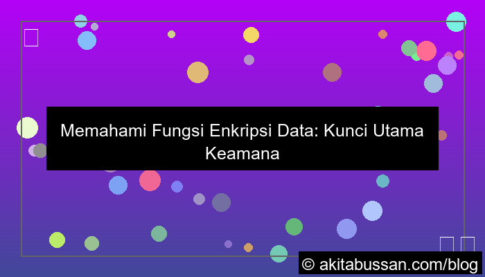 ilustrasi fungsi enkripsi data