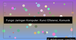 desain fungsi jaringan komputer