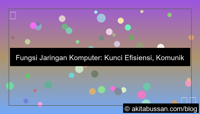 desain fungsi jaringan komputer