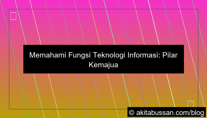 grafik fungsi teknologi informasi