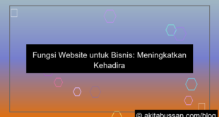 grafik fungsi website untuk bisnis
