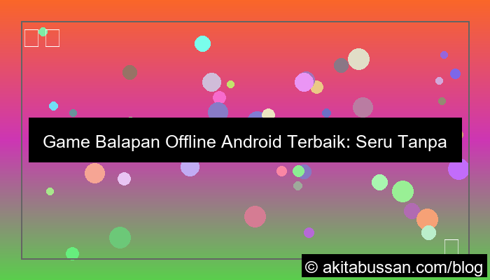 ilustrasi game balapan offline android