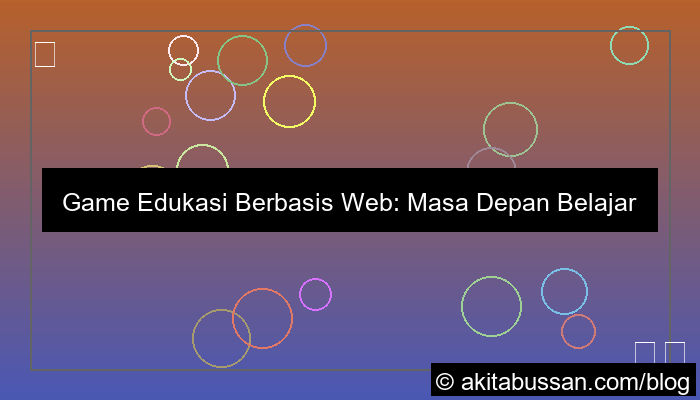 visual game edukasi berbasis web