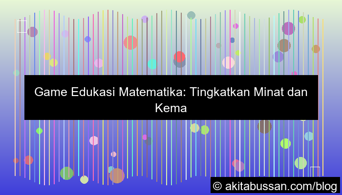 game edukasi matematika