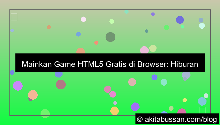 game html5 gratis di browser