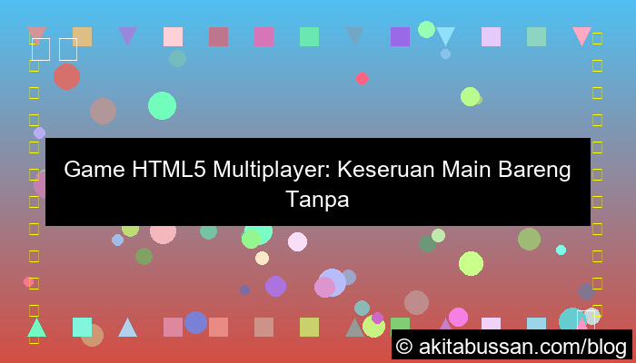 game html5 multiplayer