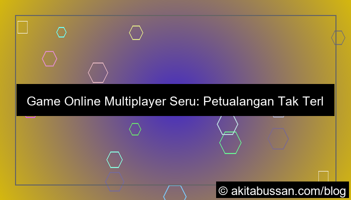 gambar game online multiplayer seru