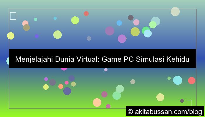 game pc simulasi kehidupan