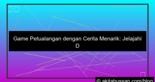 desain game petualangan dengan cerita menarik