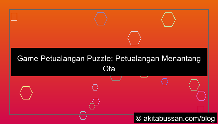 game petualangan puzzle