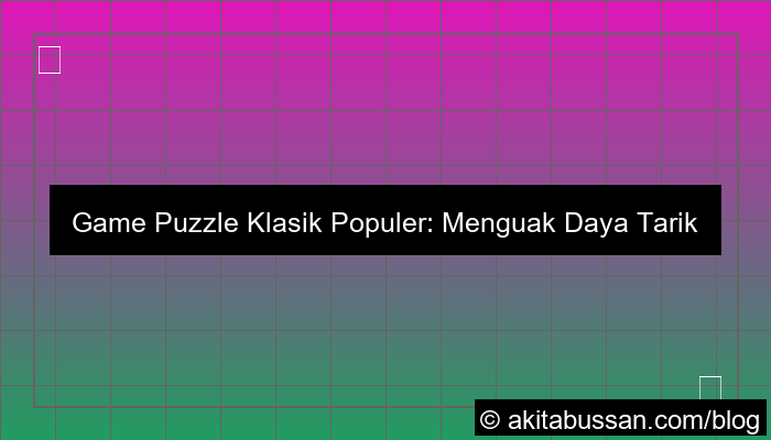game puzzle klasik populer