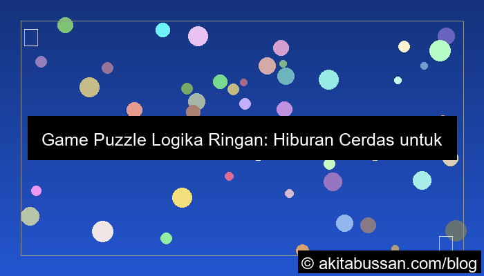 game puzzle logika ringan