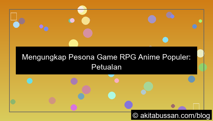 gambar game rpg anime populer