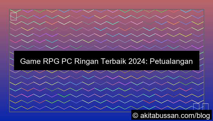 visual game rpg pc ringan