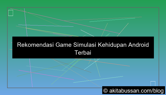 game simulasi kehidupan android