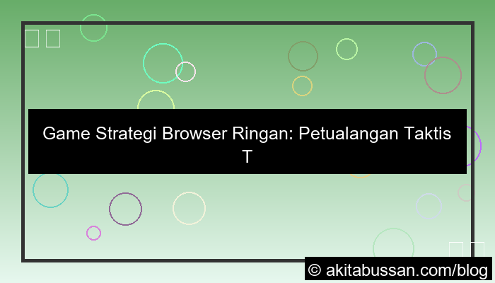 game strategi browser ringan