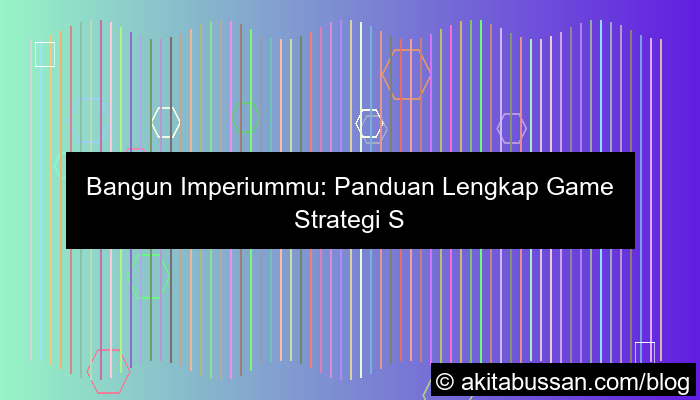 game strategi simulasi kerajaan