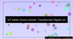 iot dalam dunia industri