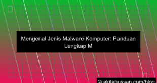 jenis malware komputer