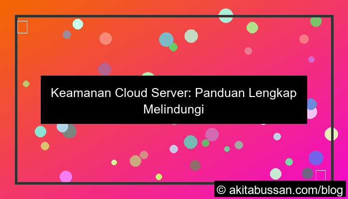 grafik keamanan cloud server