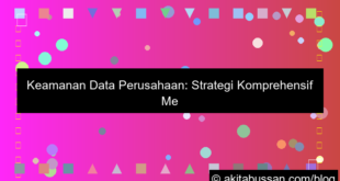 ilustrasi keamanan data perusahaan