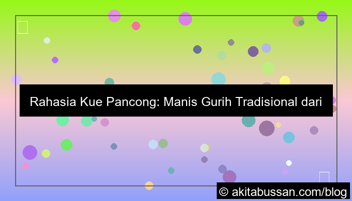 ilustrasi kue pancong