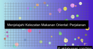 makanan oriental dan asal negaranya